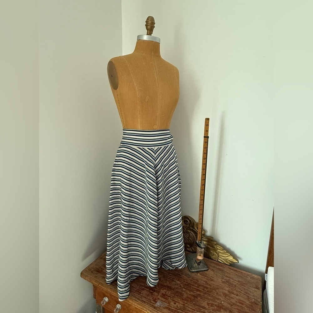 Diane Von Furstenberg Multicolor Striped Swing Skirt